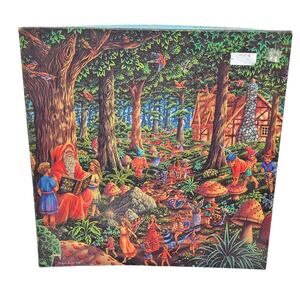 Wonder World Eaton Vintage Fairies Elves Mushrooms Jigsaw Puzzle Michael Fishel